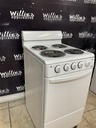 Estate Used Electric Stove 220volts (49/50 AMP) 20inches {no cord} (White) 