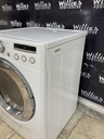 Lg Used Electric Dryer 220volts (30 AMP) 27inches {no cord} (White)