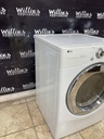 Lg Used Electric Dryer 220volts (30 AMP) 27inches {no cord} (White)