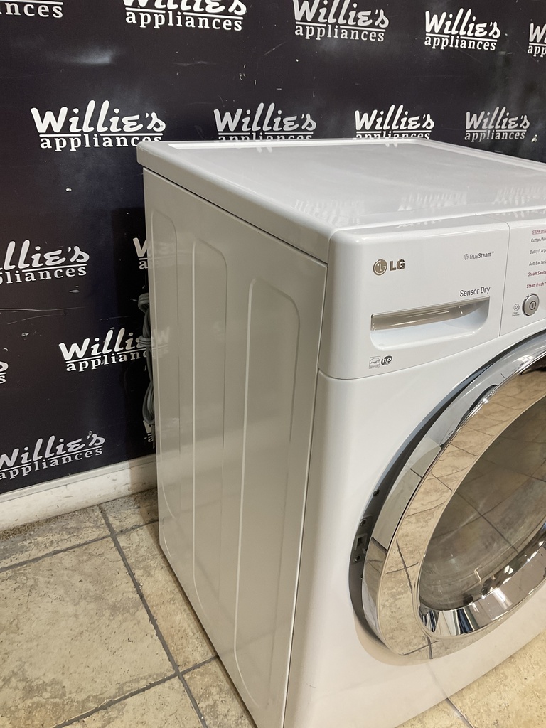 Lg Used Electric Dryer 220volts (30 AMP) 27inches {3 prong} (White) 