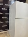 Whirlpool Used Refrigerator Top and Bottom 30x66 (White) 