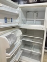 Whirlpool Used Refrigerator Top and Bottom 30x66 (White) 