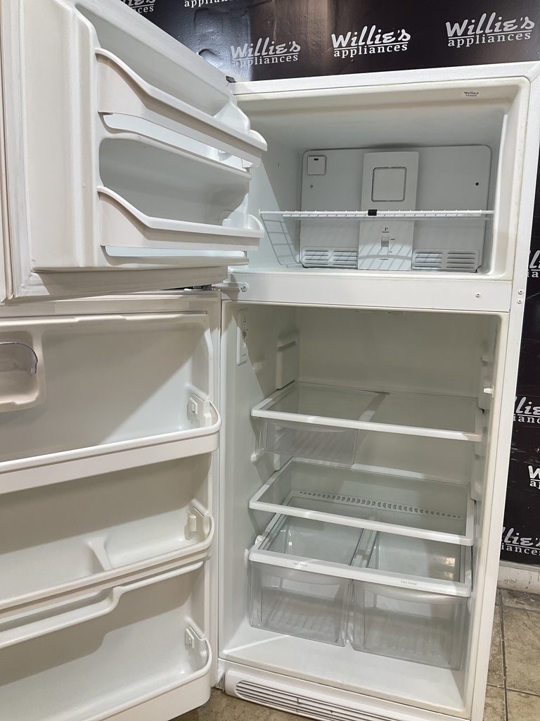 Kenmore Used Refrigerator Top and Bottom 30x66 (White)