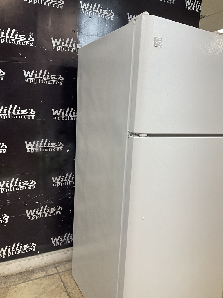 Kenmore Used Refrigerator Top and Bottom 30x66 (White)