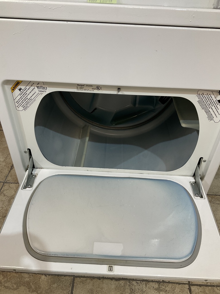 Whirlpool Used Electric Dryer 220volts (30 AMP) 29inches {no cord} (White) 