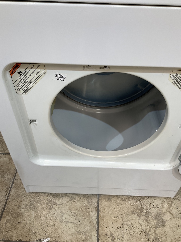 Whirlpool Used Electric Dryer 220volts (30 AMP) 29inches {4 prong} (White)