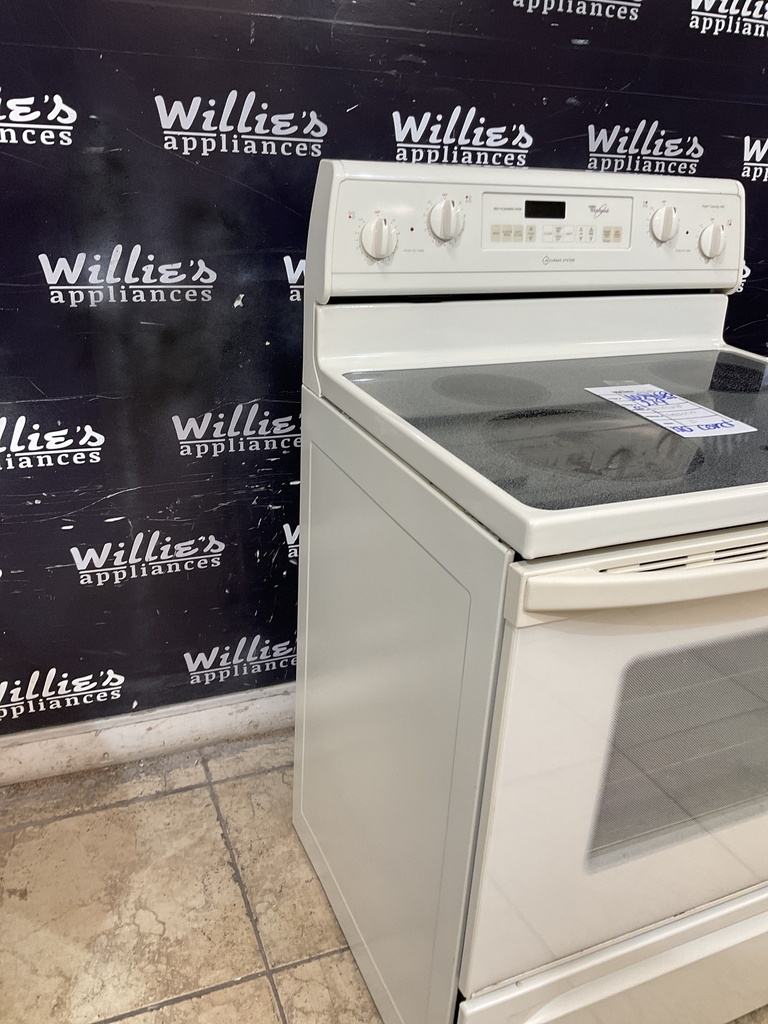 Whirlpool Used Electric Stove 220volts (40/50 AMP) 30inches {no cord} (Bisque) 
