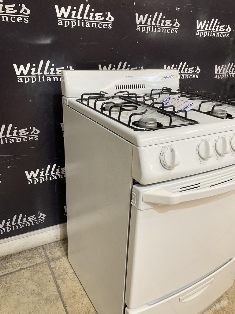 Hotpoint Used Gas Propane Stove 24inches (White) 