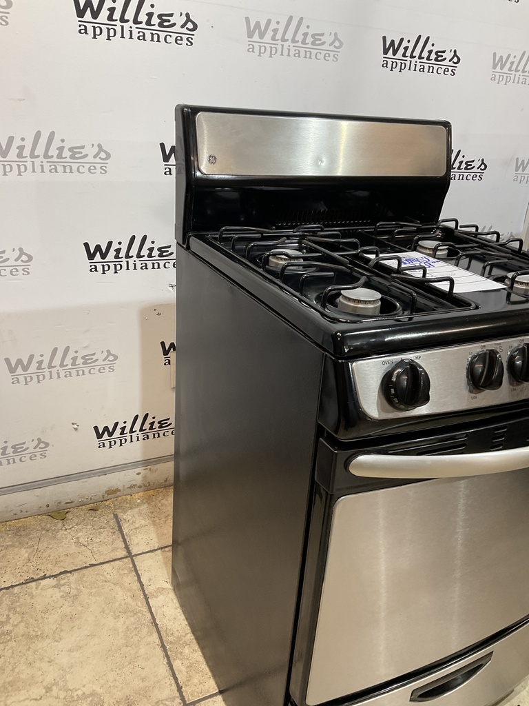 Ge Used Natural Gas Stove 24inches (Stainless Steel) 