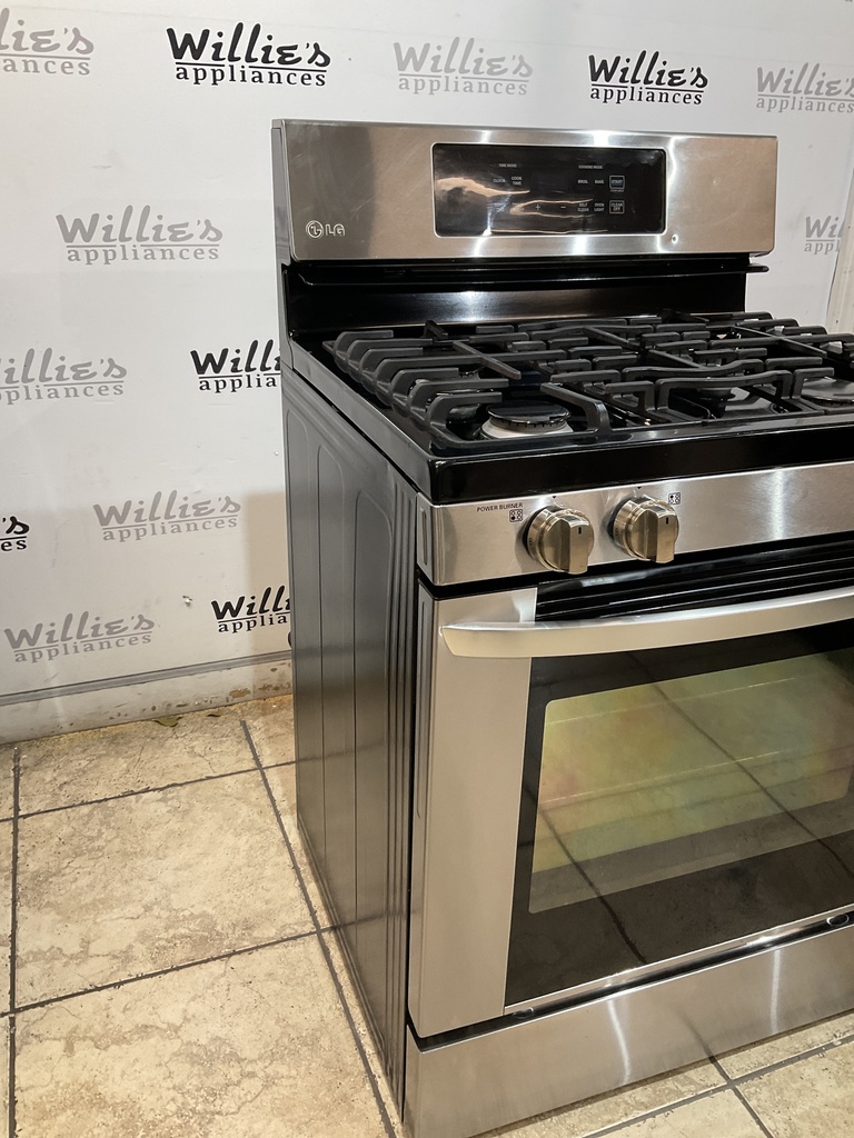 Lg Used Natural Gas Stove 30inches (Stainless Steel) 