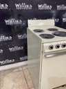Ge Used Electric Stove 220volts (40/50 AMP) 20inches {no cord} (Bisque) 