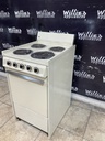 Ge Used Electric Stove 220volts (40/50 AMP) 20inches {no cord} (Bisque) 