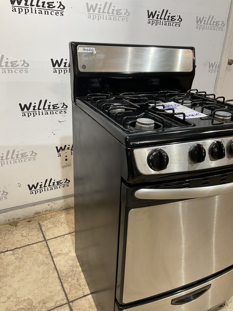 Ge Used Gas Propane Stove 24inches (Stainless Steel) 