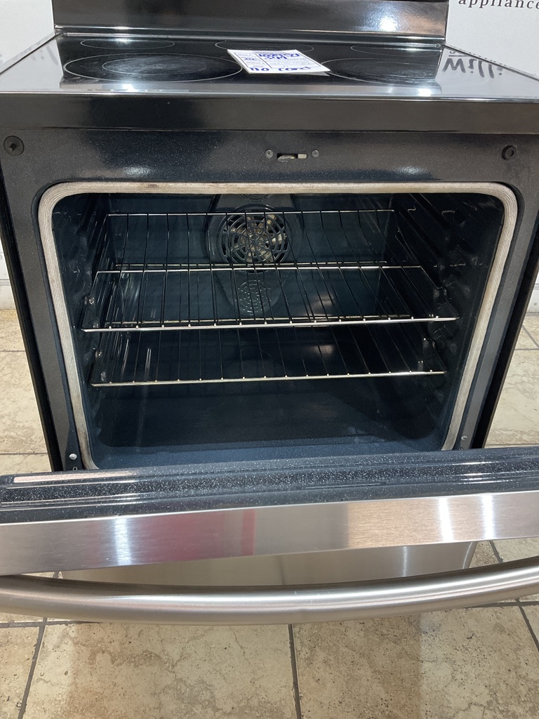 Samsung Used Electric Stove 220volts (40/50 AMP) 30inches {no cord} (Stainless steel)