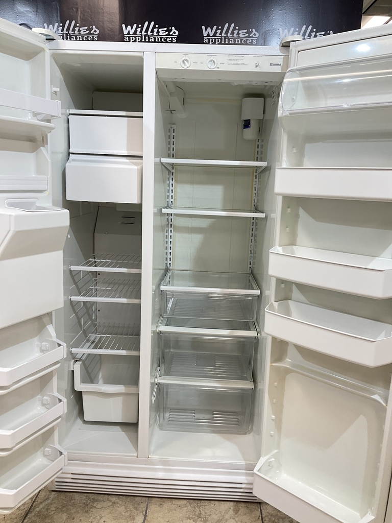 Kenmore Used Refrigerator Side by Side 36x69 1/2” (White) 