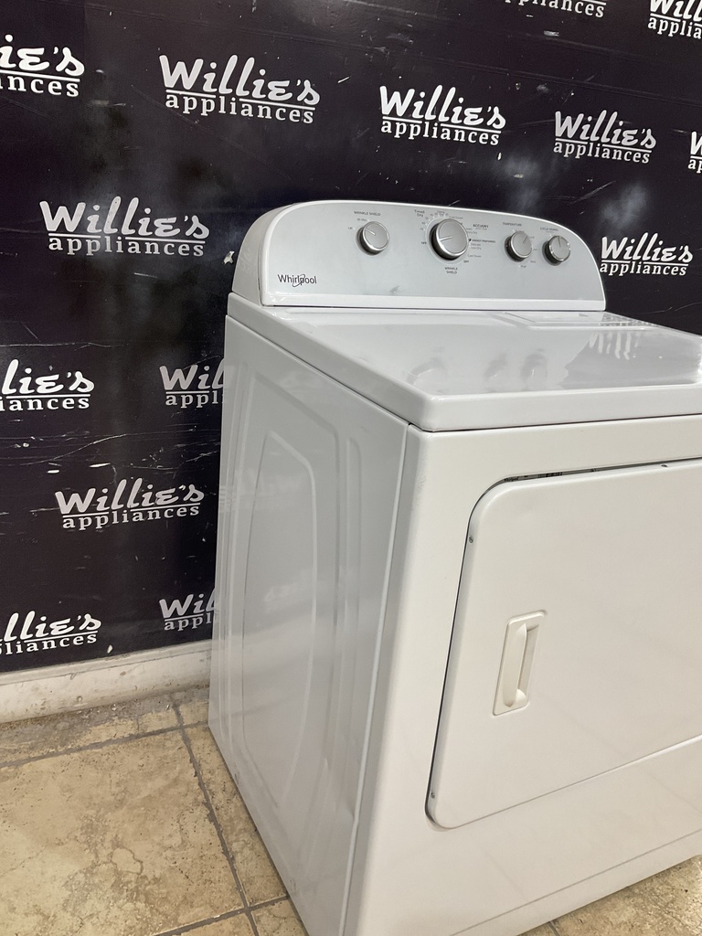 Whirlpool Used Electric Dryer 220volts (30 AMP) 29inches {4 prong} (White) 