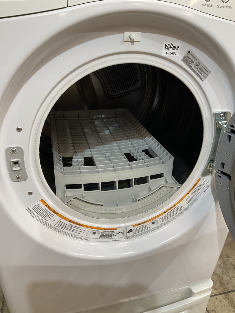 Lg Used Natural Gas Dryer 27inches (White) 