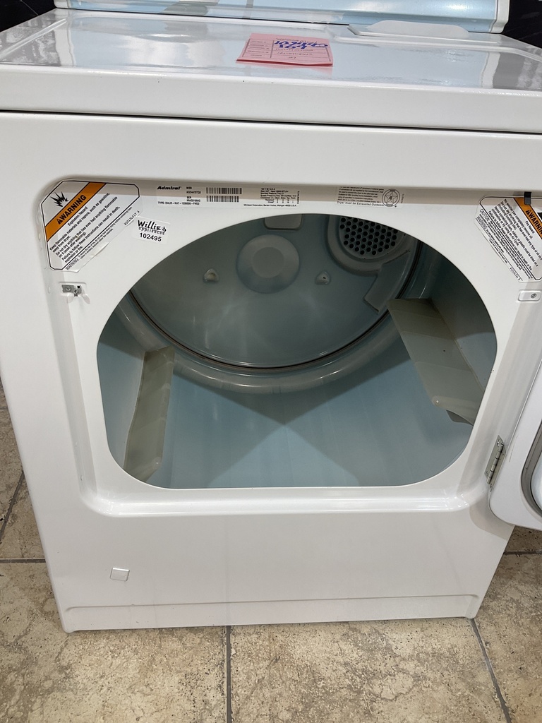Admiral Used Natural Gas Dryer 29inches (White) 