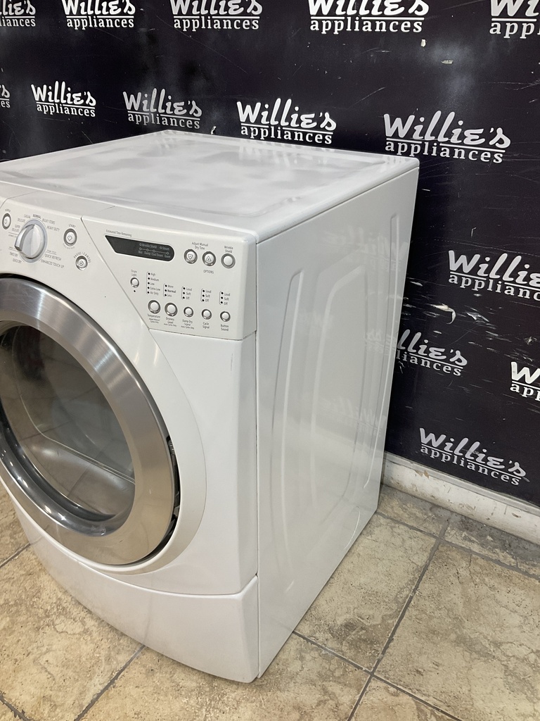 Whirlpool Used Electric Dryer 220volts (30 AMP) 27inches {3 prong} (White) 