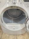 Whirlpool Used Electric Dryer 220volts (30 AMP) 27inches {3 prong} (White) 