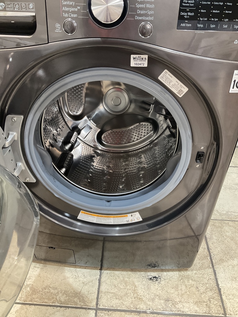 Lg Used Washer Front-load 27inches (Dark Grey) 