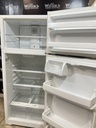 Ge Used Refrigerator Top and Bottom 28x67” (White) 