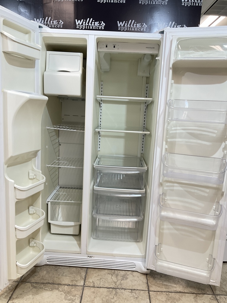 Frigidaire Used Refrigerator Side by Side 36 1/2” x 69” (White) 