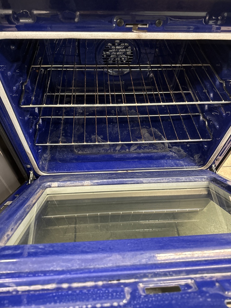 Lg Used Electric Stove 220volts (40/50 AMP) 30inches {4 prong} (Stainless Steel)