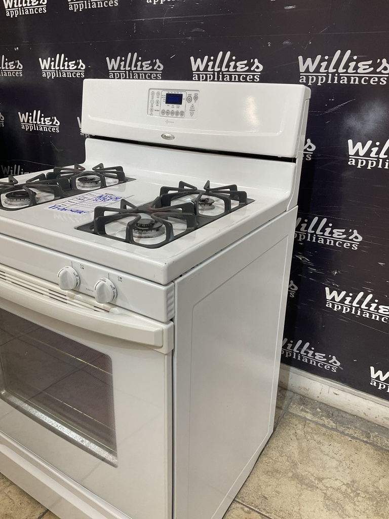 Whirlpool Used Natural Gas Stove 30inches (White) 
