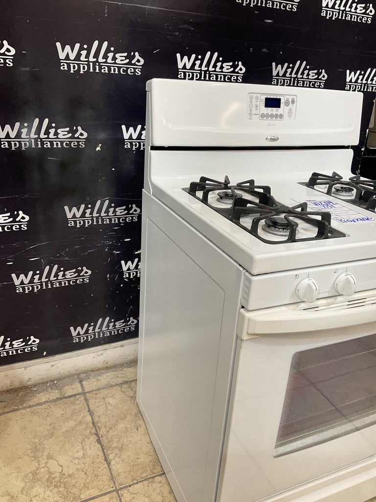 Whirlpool Used Natural Gas Stove 30inches (White) 