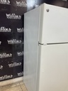Ge Used Refrigerator Top and Bottom 28x61 1/2” (White) 