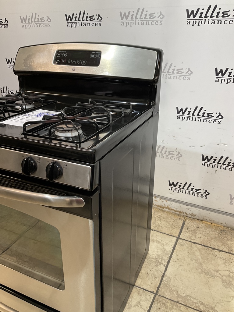 Ge Used Natural Gas Stove 30inches (Stainless Steel) 