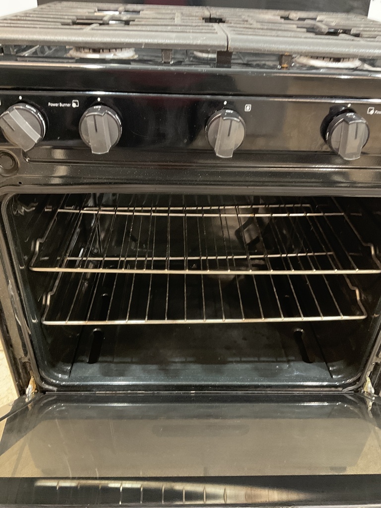 Whirlpool Used Natural Gas Stove 30inches (Stainless Steel) 