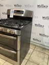 Ge Used Natural Gas Stove Double Oven (Stainless Steel) 