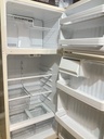 Ge Used Refrigerator Top and Bottom 28x67 1/2” (Bisque) 
