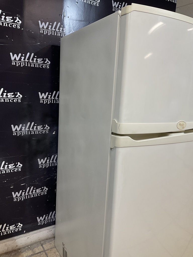 Whirlpool Used Refrigerator Top and Bottom 30 1/2” x 66 1/2” (Bisque) 