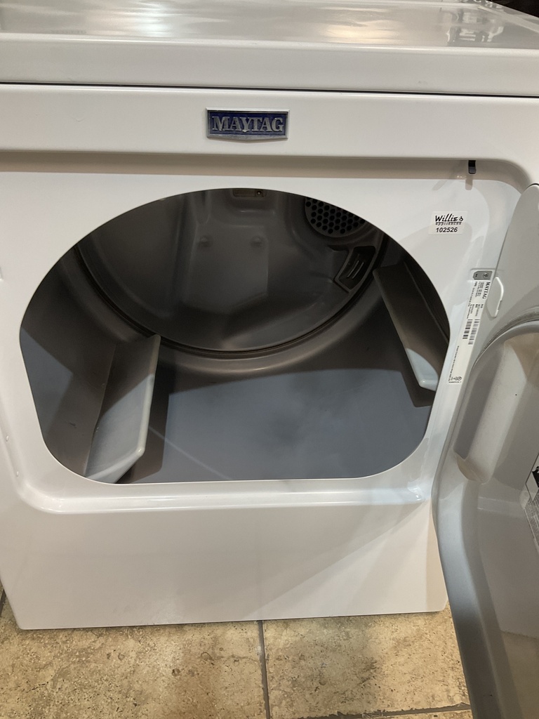 Maytag Used Electric Dryer 220 volts (30 AMP) 29inches {no cord} (White) 