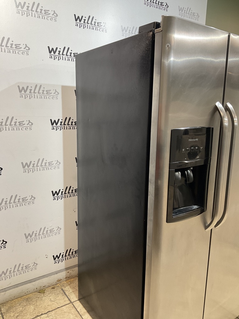 Frigidaire Used Refrigerator Side by Side 36 1/2” x 70” (Stainless Steel) 