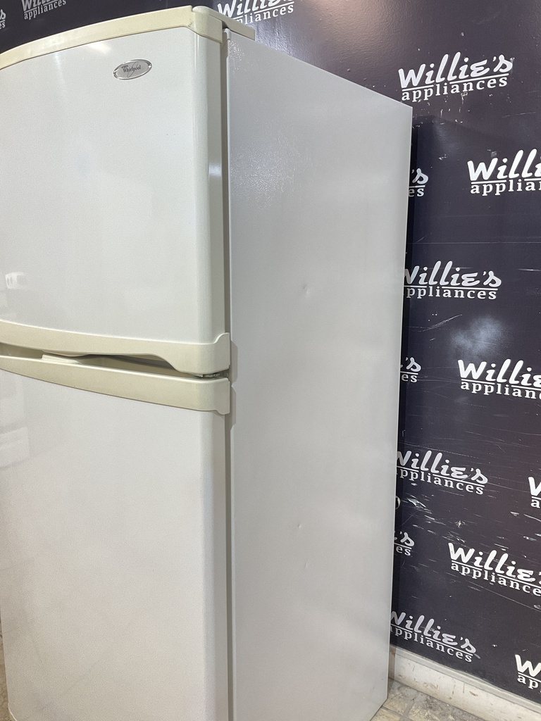 Whirlpool Used Refrigerator Top and Bottom 30 1/2” x 66 1/2” (White) 