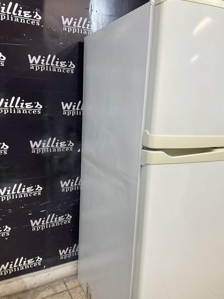 Whirlpool Used Refrigerator Top and Bottom 30 1/2” x 66 1/2” (White) 