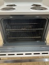 Ge Used Electric Stove 220 volts (40/50 AMP) 30inches {no cord} (White/Black) 