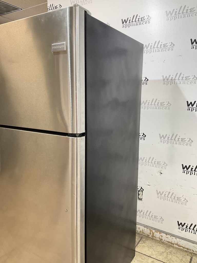 Frigidaire Used Refrigerator Top and Bottom 30x69” (Stainless Steel) 