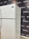 Frigidaire Used Refrigerator Top and Bottom 30x66 (White) 