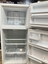 Frigidaire Used Refrigerator Top and Bottom 30x68 1/2” (White) 