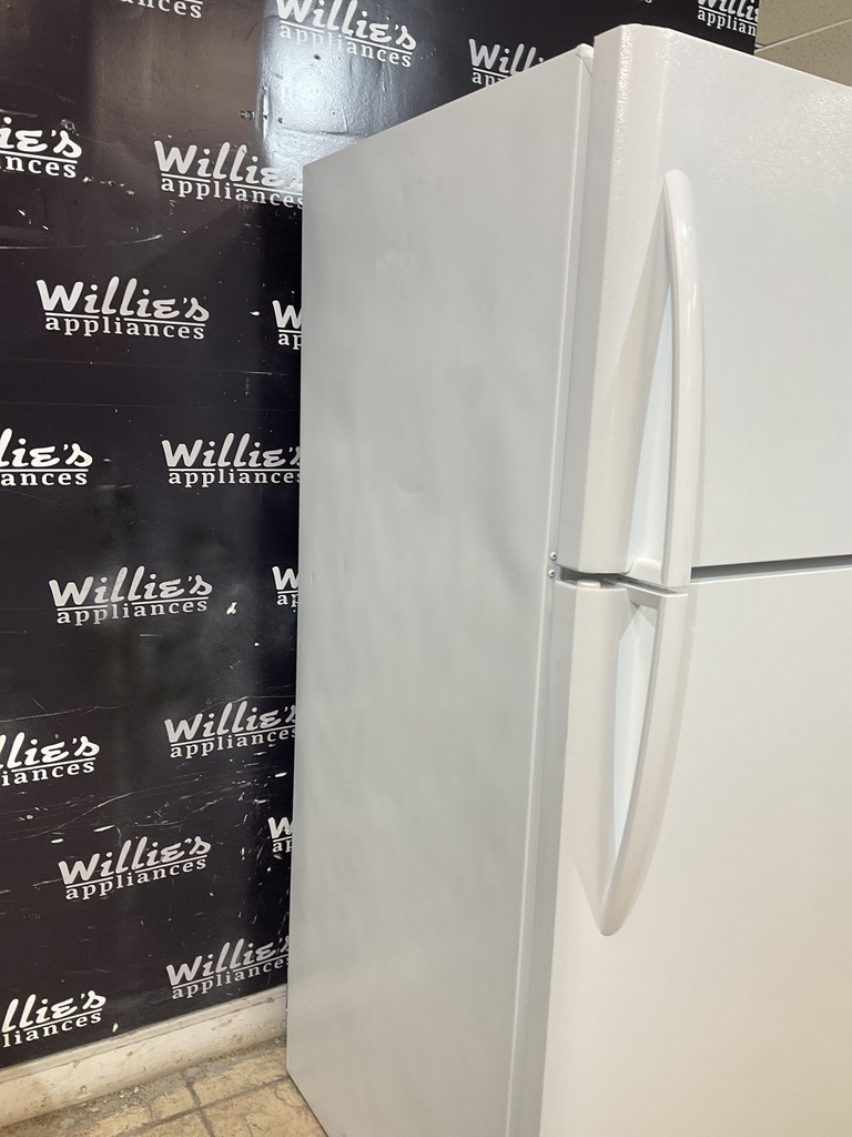 Frigidaire Used Refrigerator Top and Bottom 30x68 1/2” (White) 