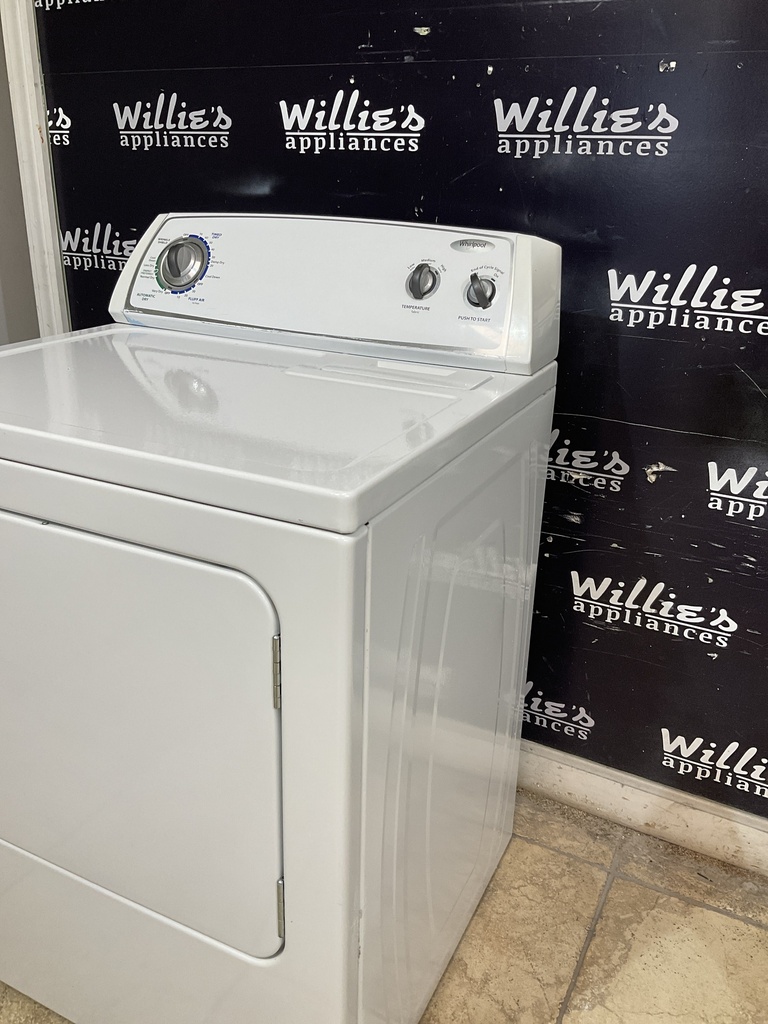 Whirlpool Used Electric Dryer 220volts (30 AMP) 29inches {3 prong} (White) 