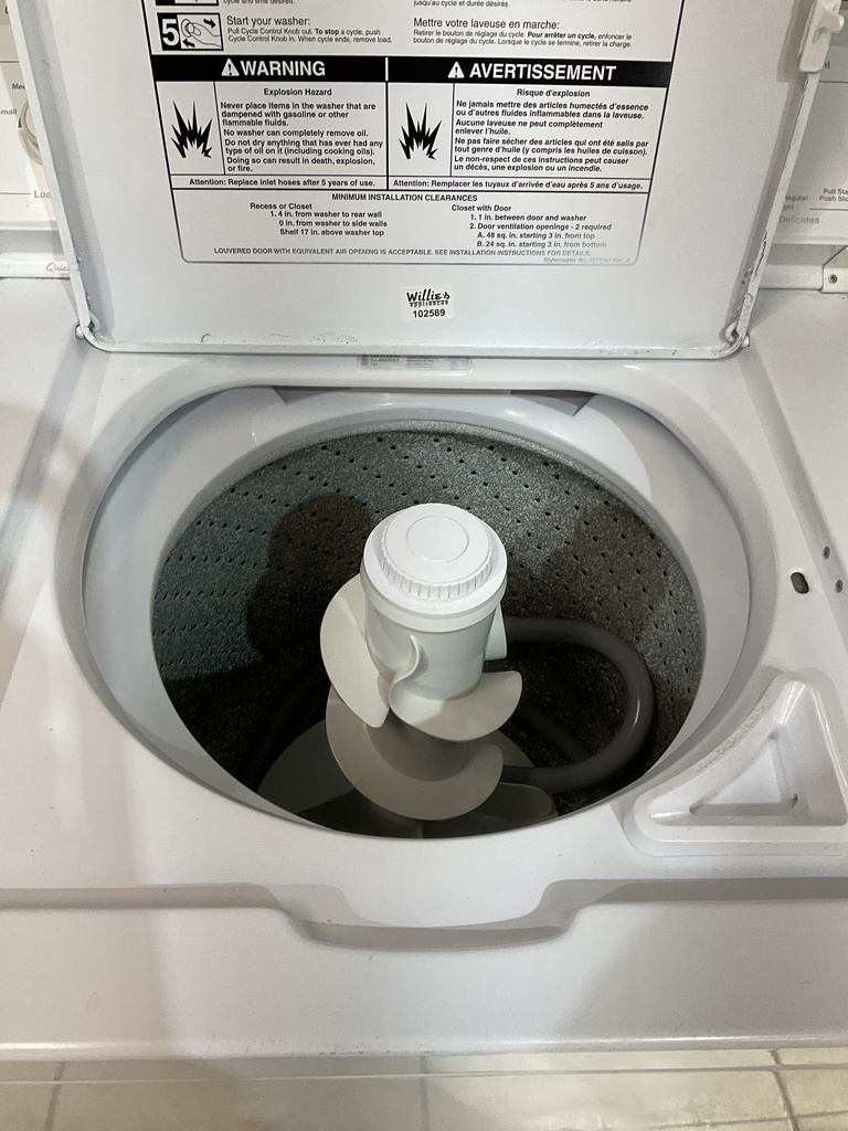 Whirlpool Used Washer Top-load 27inches (White)