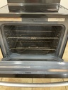 Whirlpool Used Electric Stove 220volts (40/50 AMP) 30inches {no cord} (Stainless Steel)