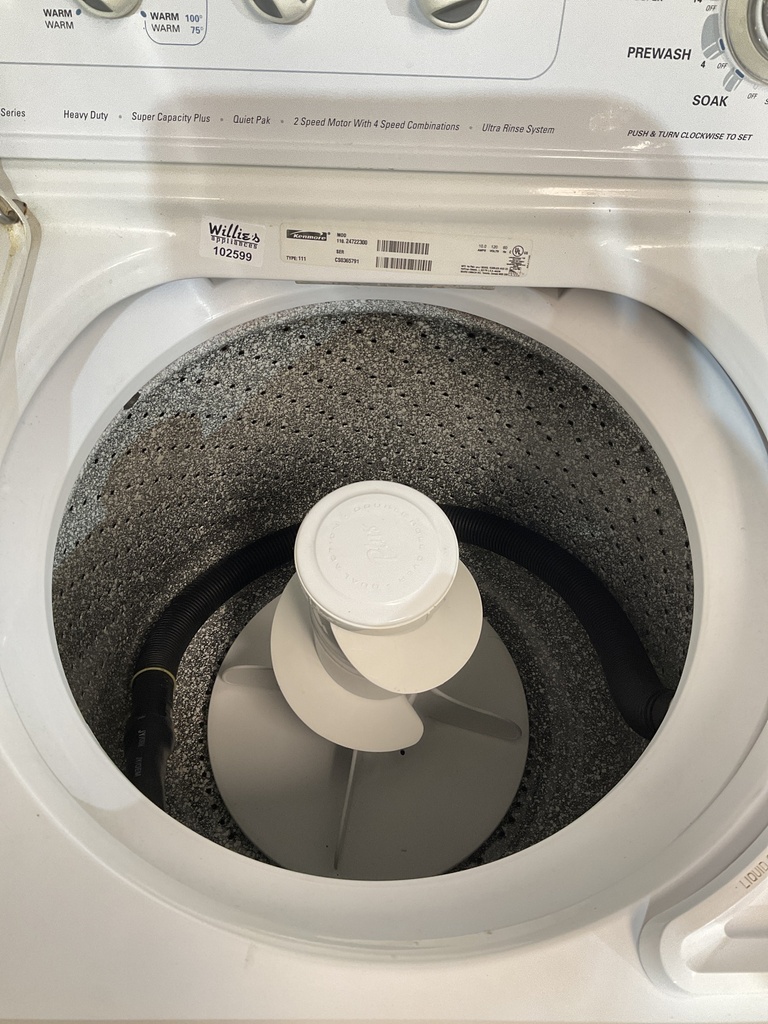 Kenmore Used Washer Top-load 27inches (White) 