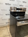 Lg Used Electric Stove 220volts (40/50 AMP) 30inches {4 prong} (Stainless Steel) 
